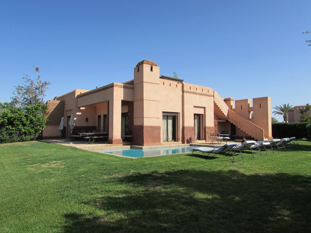 Super cool modern Morocan style three bedroom villa for sale in Marrakech at 210,000